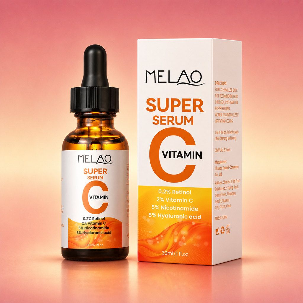 Hyaluronic Acid Vitamin C Serum for Hydration & Brightening